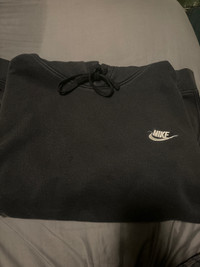 Men’s black Nike club hoodie