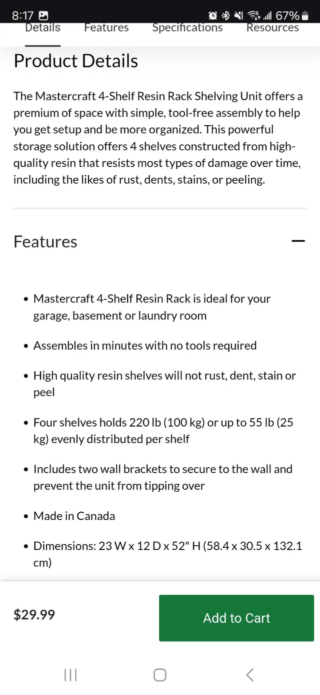 PLEASE READ Brand New Plastic Storage Rack/ Shelving Unit in Bookcases & Shelving Units in Edmonton - Image 4