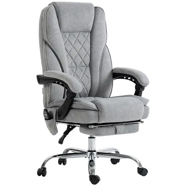Heated Massage Office Chair, Heated Reclining Computer Chair in Chairs & Recliners in Markham / York Region - Image 5
