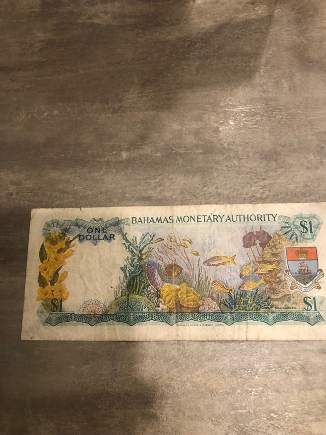 Bahamas Bill 1968 one dollar in Hobbies & Crafts in Gatineau - Image 2