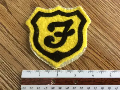Vintage 1970s Faraday School Choir Felt Sew-on Patch, View more