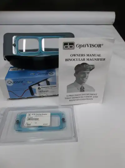 Opti-Visor Binocular Magnifier, View more