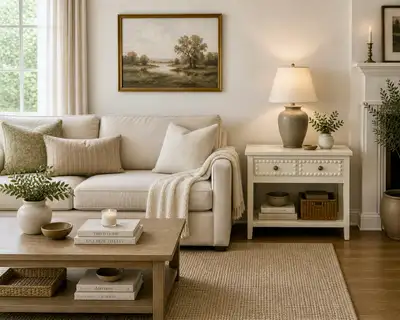 Pair of Solid Wood Side Tables w/ Power Bars, View more