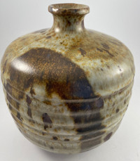 MCM Art Studio Corrugated Ceramic Vase