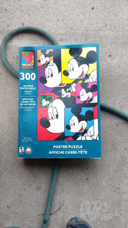 Vintage Mickey Mouse poster puzzle in Arts & Collectibles in Mississauga / Peel Region