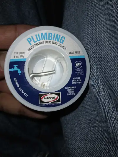 Brand New Plumbing Silver Bearing Solid Wire Solder