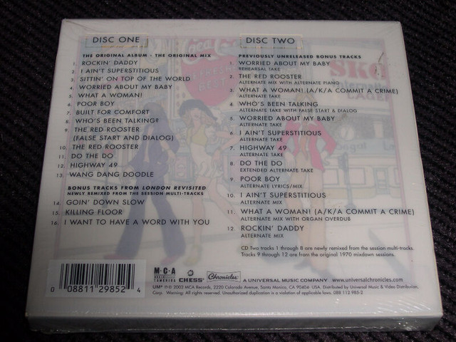 London Howlin' Wolf Sessions (1970) Deluxe Edition 2cds dans CD, DVD et Blu-ray  à Ville de Montréal - Image 2