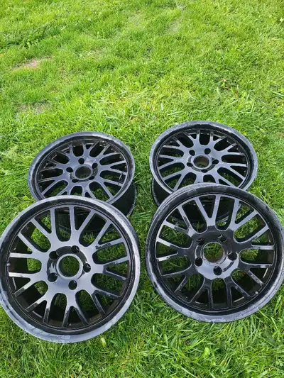 TSW Tremblant. Black. Size17x8. Bolt pattern 5x120. Offset 20. Hub bore 76.1. Asking $400 for the se...