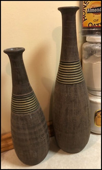 Large Brown Vases $40