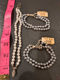 Pearl Bracelets Set New 