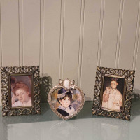Small Ornate Gold Picture Frame Set 