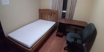 Furnished room in clean quiet house, central on bus. For clean quiet working person or student, all...