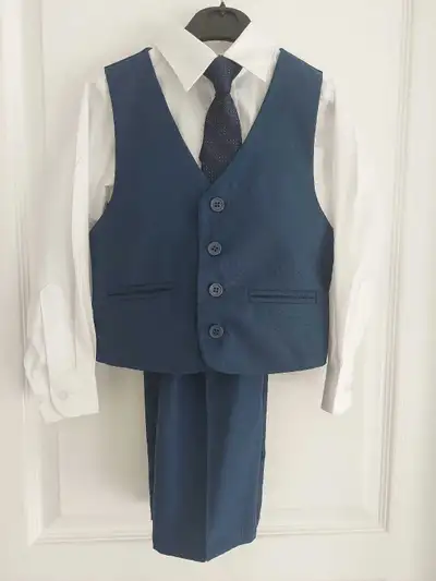 Boys'  Size 4 Formal Vest Suit- Like New!- Size 4, View more
