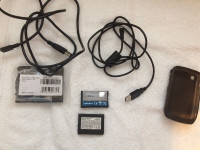 Blackberry cords, case & batteries.