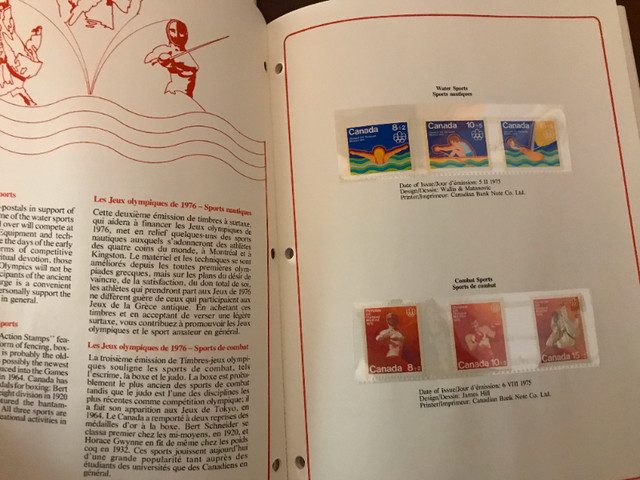 Canada  collection souvenir 1975 avec les timbres MNH et la couv dans Art et objets de collection  à Saint-Hyacinthe - Image 4