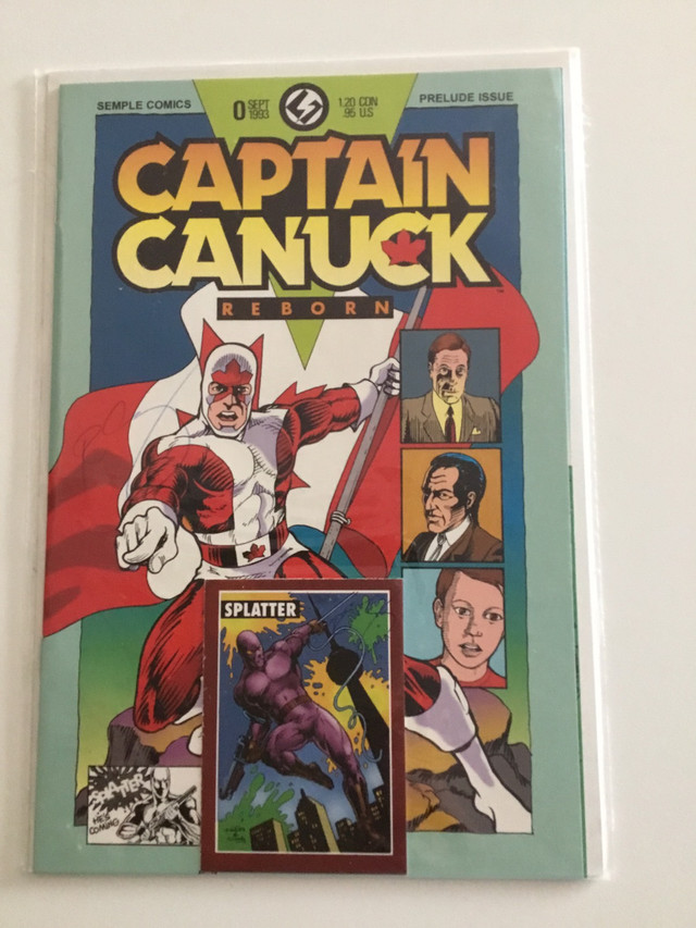 CAPTAIN CANUCK #0 prelude issue/trading card  in Comics & Graphic Novels in Sudbury - Image 3
