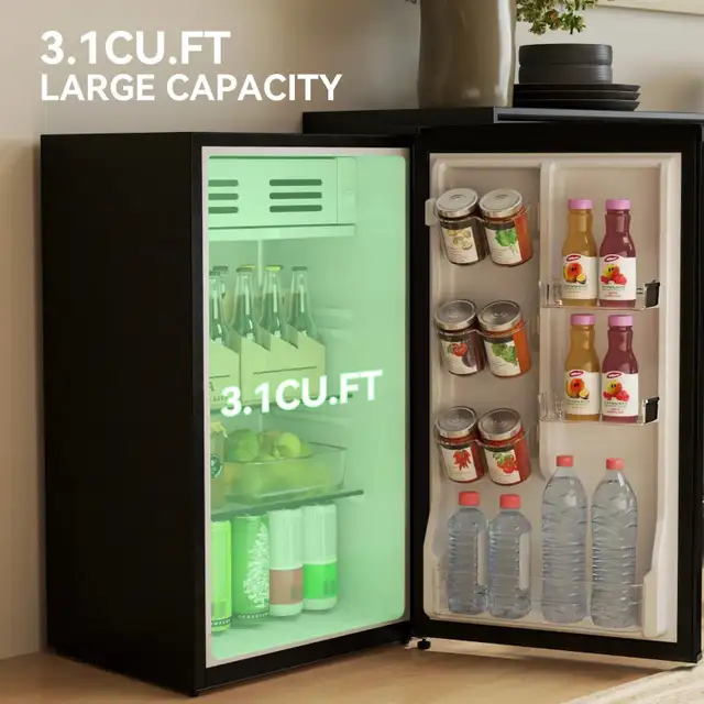 3.1 Cu. Ft Retro Mini Fridge, Single Door in Refrigerators in Markham / York Region - Image 5