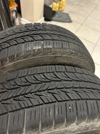 2 rims and tires 185/65/R15 General Altimax RT43 