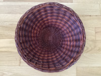 PRICE DROP! Large Vintage Willow Rattan Bamboo Rustic Basket
