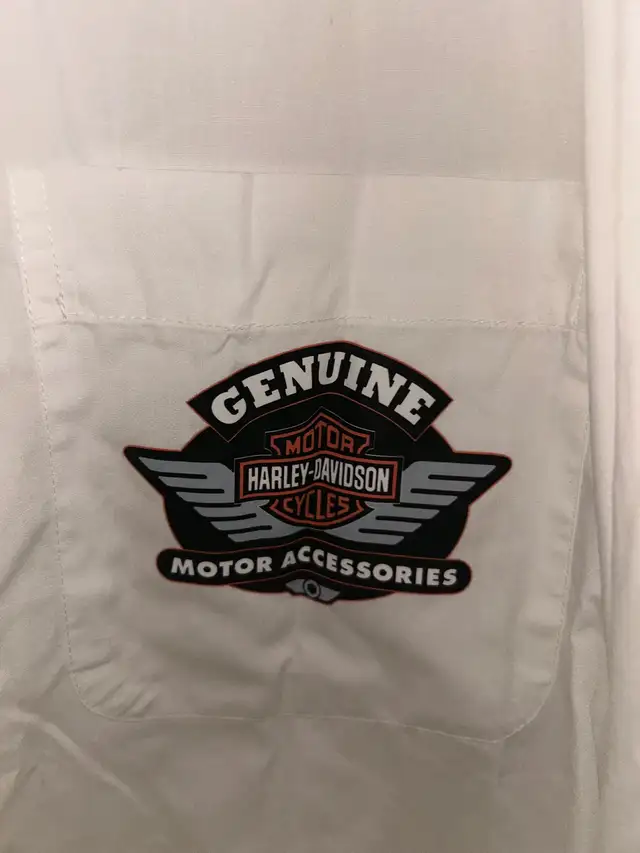 Harley Davidson White Shirt in Men's in Sudbury - Image 3