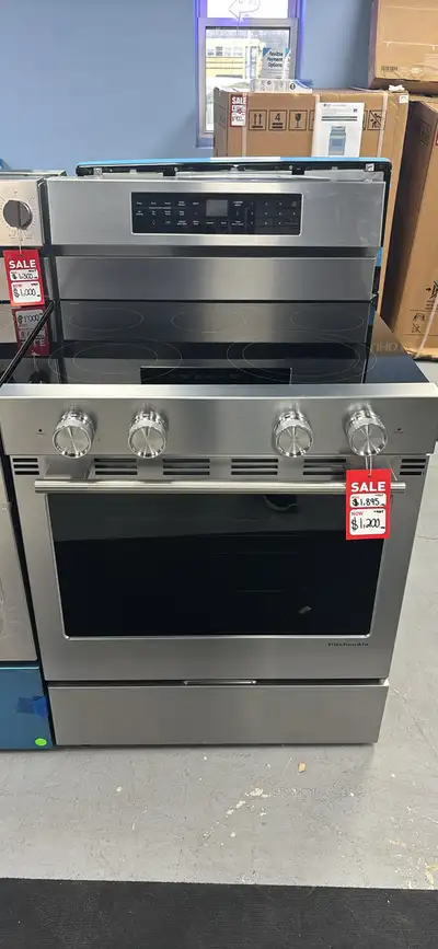 KitchenAid “30” Freestanding Electric Range on Sale‼️, View more