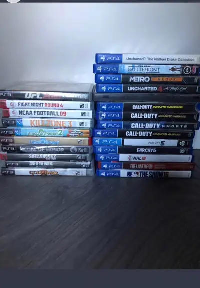Selling ps4 & ps3 games. See map blow for location. Ps4 - $20 each or $35 for two. Call of Duty Adva...