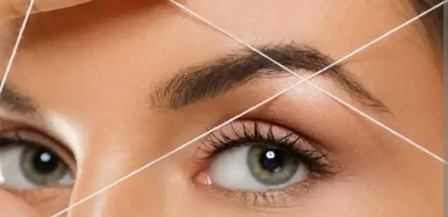 eyes brows and upper lips 