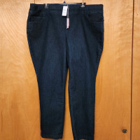 Plus size petite jeans size 24P dark wash