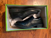 Boys black dress shoes (size 2D) - only worn twice