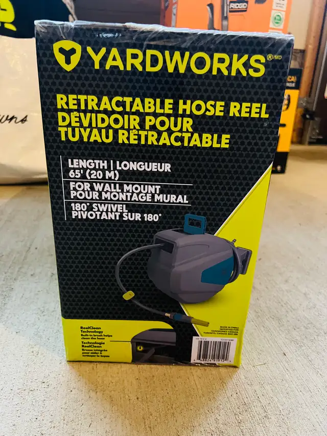 Yardworks Retractable Hose Reel570611581563719681