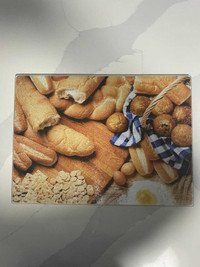 New - Tempered Glass Cutting Board/Bread Board