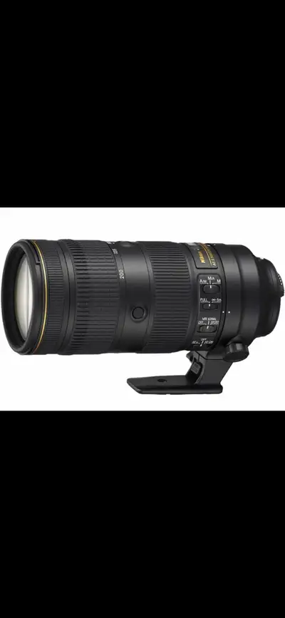 Nikon 70-200 2.8 G ED “Professional grade” zoom  lens, View more
