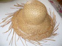 NEW SUMMER FESTIVAL FABULOUS STRAW BUCKET HAT WITH FRINGES