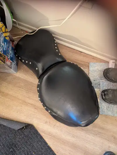 Almost new Harley Davidson Double seat asking 100 o.b.o