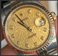 ROLEX DATEJUST 36 GOLD DIAMONDS JUBILEE