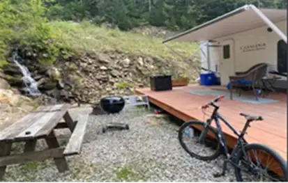 New Price! Large RV Park Corner Lot with Natural Waterfall in Land for Sale in Revelstoke - Image 2