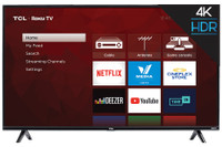 Unbeatable Offer!  50" TCL Roku 4K UHD Smart TV (50S421-CA)