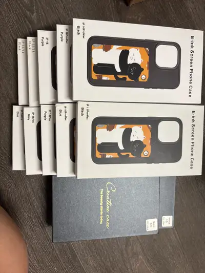 Eink phone cases (iPhone and Samsung), View more