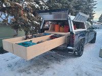 Truck bed drawers