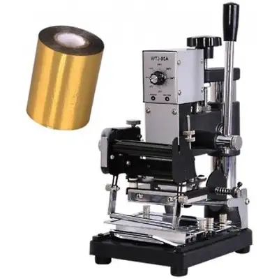 Printing or hot stamping your own design, logo, pattern or texts on paper, leather, plastic, cloth,...