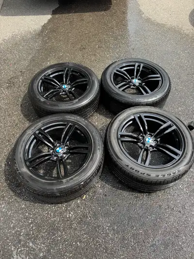 GOODYEAR ALL SEASON TIRES BMW RIMS 18 inch rims Bmw rims M sport style rims M performance style rims...