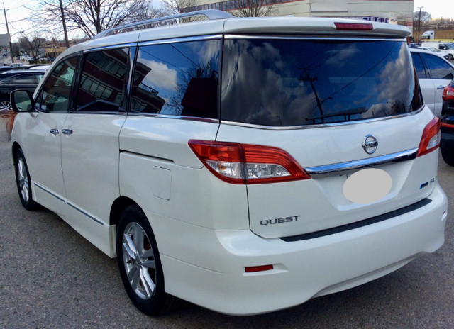 2012 NISSAN QUEST SL PEARL 7 PASS 4 NEW TIRES FULLY LOADED in Cars & Trucks in City of Toronto - Image 2