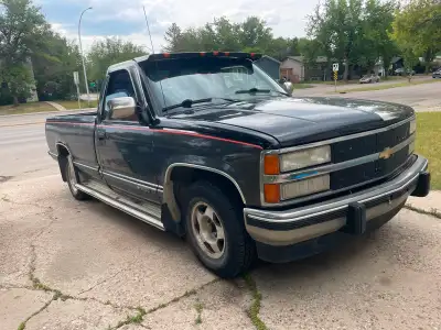 I have a 1991 Chevy 1500 single cab long box with the 5.7 350 TBI! Auto trans. Truck has 250,000km....