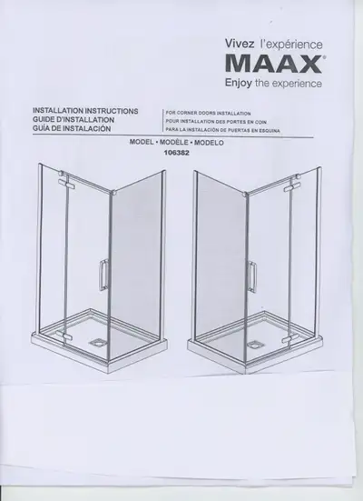 Maax Glass Shower Door and Panels, View more