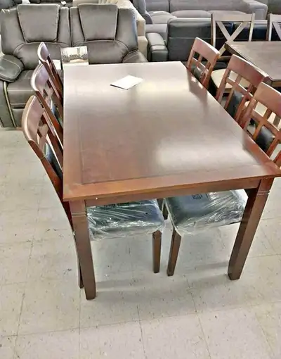 6 Seater Wooden Dining Furniture Set-Brand New, View more