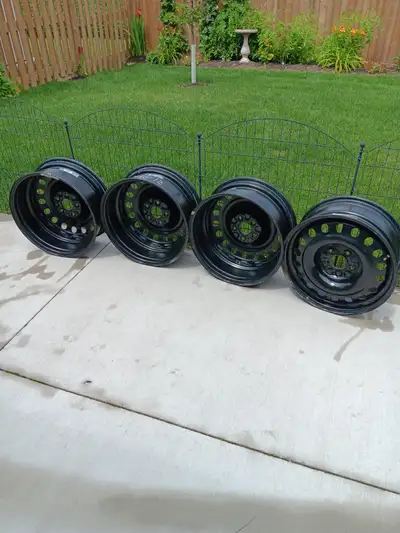 Rims were only used for a few months and are like new. Purchased last fall for $460.00 Please call o...