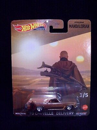 Die Cast Hot Wheels Star Wars Mandalorian '70 Chevelle Delivery