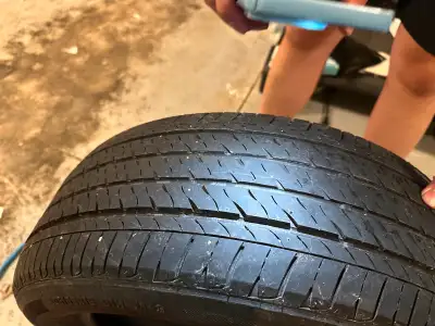Selling a full set of 4 Firestone all-season tires (M+S rated), size 205/55R16. DOT code: 0619 (Manu...