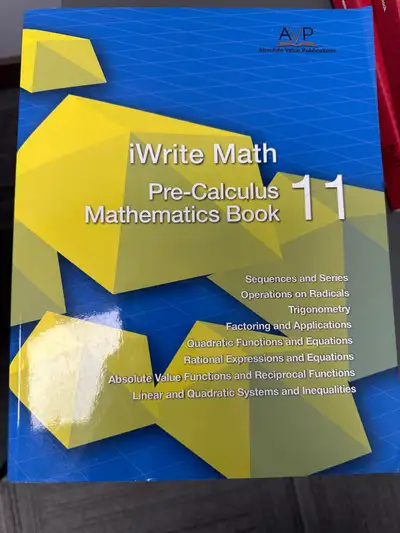 (Grades 11, 12) Math 20-1 & 30-1 Workbooks, View more