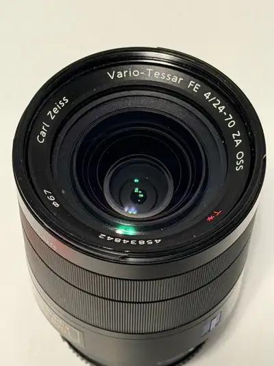 Ziess 16/35 and 24/70 F4 Sony E full frame lenses, View more
